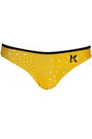 KARL LAGERFELD BEACHWEAR WOMEN'S BOTTOM SWIMSUIT YELLOW