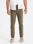 Ombre Men's tailored chino pants - olive