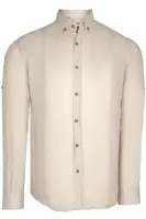 G721 DEWBERRY MENS SHIRT-PLAIN BEIGE