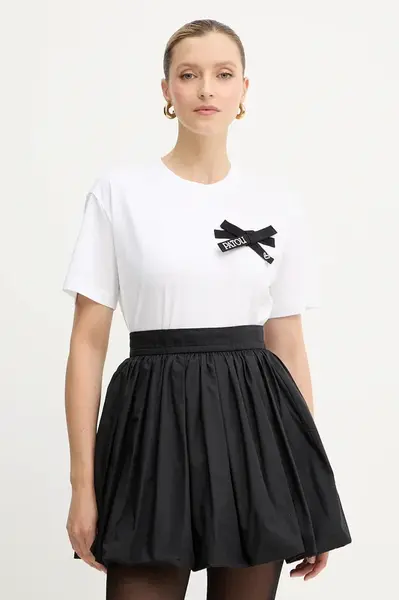 Bavlněné tričko Patou dámské, bílá barva, JE1859999