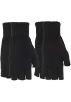 Half-finger gloves 2-pack black