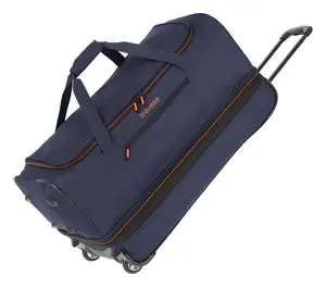Cestovná taška na kolieskach Travelite Basics Wheeled duffle L Navy/orange