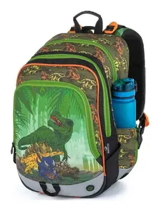 Školský batoh Bagmaster Alfa 21 C Green/black