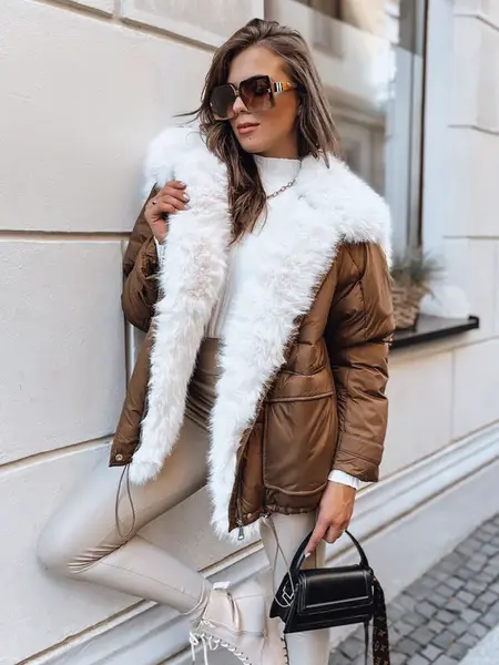 Dámska zimná bunda BRILLIANCE Farba camelová DSTREET