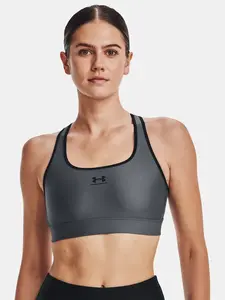Šedá športová podprsenka Under Armour HG Armour Mid Padless