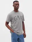 Šedé pánske tričko s logom GAP