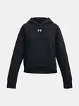 Čierna mikina Under Armour UA Rival Fleece Crop Hoodie