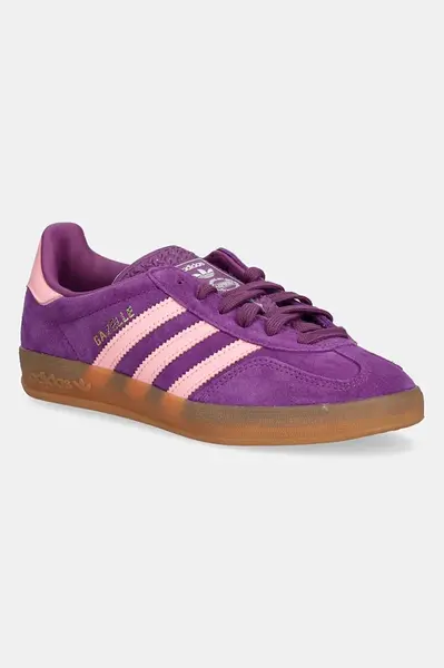 Detské semišové tenisky adidas Originals GAZELLE INDOOR