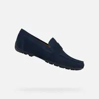 Dark blue men's moccasins Geox Kosmopolis + Grip - Men's
