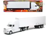 Kenworth T700 Truck with Dry Goods Trailer White "Long Haul Truckers" Series 1/32 Diecast Model by New Ray