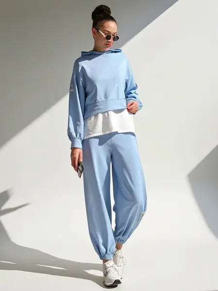 Resti Women's cotton set with a shirt insert