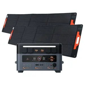 Blackview Oscal PowerMax 2400 Pro Portable Power Station 2016Wh + 2x PM200 Pro 200W Foldable Solar Panel