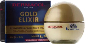 DERMACOL Gold Elixir omlazující kaviárový noční krém 50 ml