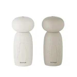 Mlýnek na sůl a pepř, kolekce MOLI |  V 13 cm, Ø 6 cm   - Měsíční paprsek/Nomád - Blomus