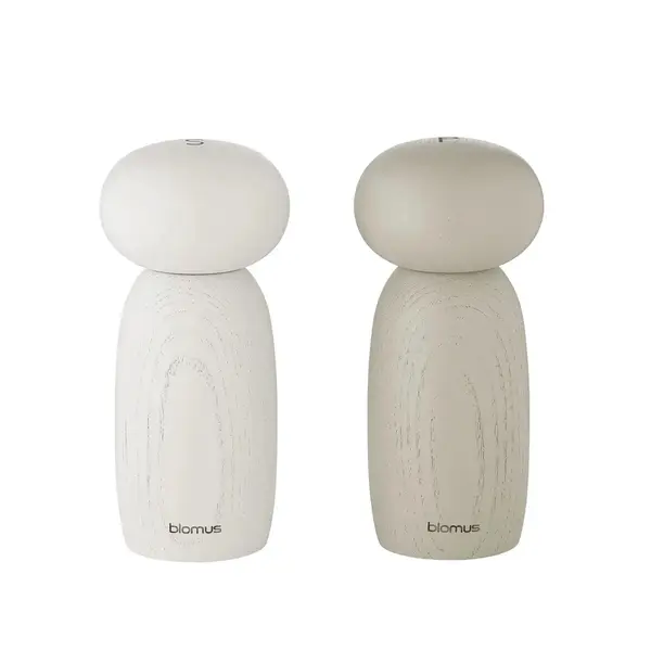 Mlýnek na sůl a pepř, kolekce MOLI |  V 13 cm, Ø 6 cm   - Měsíční paprsek/Nomád - Blomus