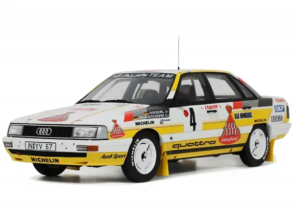 Audi 200 Quattro 4 Walter Rohrl - Christian Geistdorfer "Rallye Automobile Monte Carlo" (1987) Limited Edition to 3000 pieces Worldwide 1/18 Model Ca