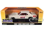 1967 Ford Mustang Coupe 23 "Thrill Circus By Karnes" White 1/18 Diecast Model Car by Greenlight