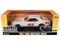 1967 Ford Mustang Coupe 23 "Thrill Circus By Karnes" White 1/18 Diecast Model Car by Greenlight