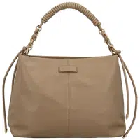 Dámská kabelka do ruky taupe - MaxFly Eugenie