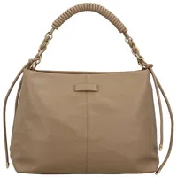 Dámská kabelka do ruky taupe - MaxFly Eugenie