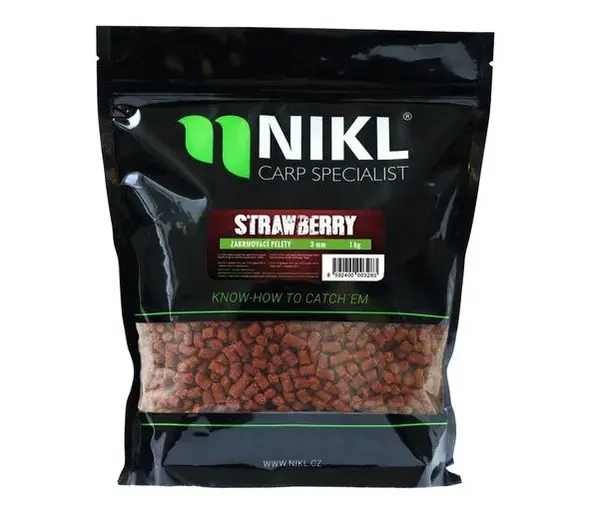 Nikl pelety strawberry 1 kg - 18 mm s dierkou