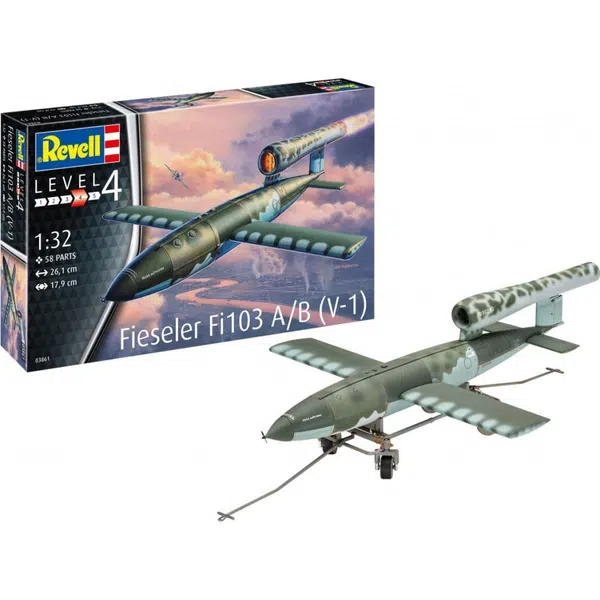 Revell Plastic ModelKit raketa Fieseler Fi103 A|B V-1 1 : 32