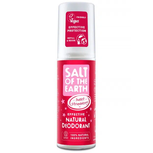 Salt Of The Earth Prírodný dezodorant v spreji Jahoda Rock Chick Sweet Strawberry (Natural Deodorant) 100 ml