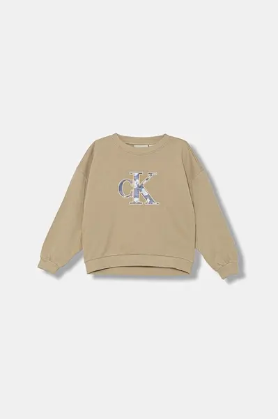 Detská bavlnená mikina Calvin Klein Jeans