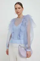 Blúzka Custommade Delphina dámska, jednofarebná, 999344248