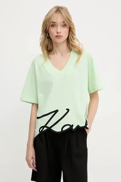 Bavlnené tričko Karl Lagerfeld