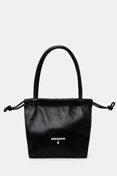 Kožená kabelka Patrizia Pepe