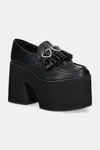 Lodičky Koi Footwear Dark Delights Chunky Heart čierna farba, na podpätku, GW02