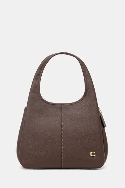 Kožená kabelka Coach