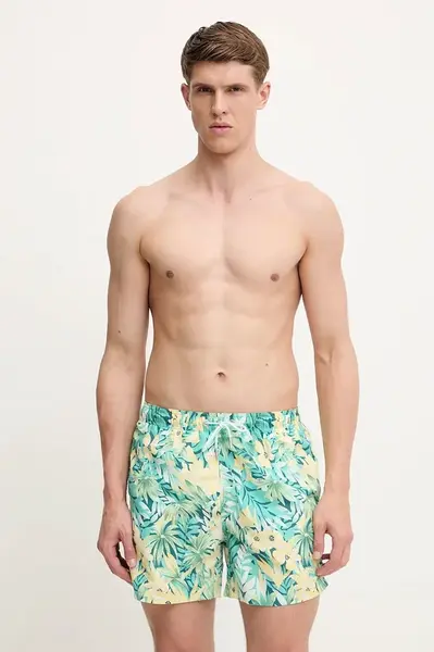 Plavkové šortky Gant tyrkysová farba, 922516004