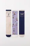 Bavlnené ponožky women'secret GENERIC SOCKS PACKS 3-pak tmavomodrá farba, 4488623