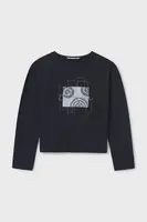 Detská bavlnená košeľa s dlhým rukávom Mayoral