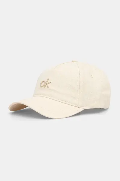 Plátenná čiapka Calvin Klein