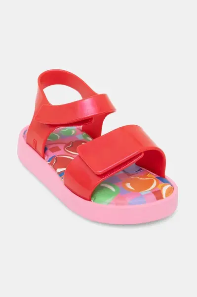 Sandále Melissa JUMP PRINT červená farba, M.33663