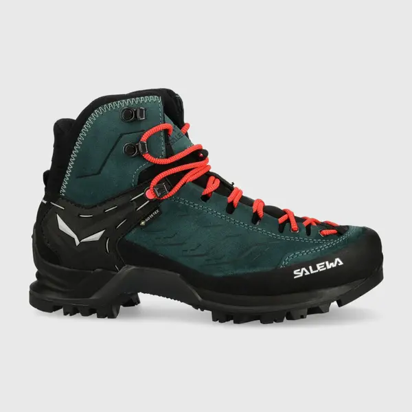 Topánky Salewa Mountain Trainer Mid GTX dámske, zelená farba