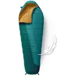 Crossroad TYPHOON 210 Péřový spací pytel, modrá, velikost 210 cm - pravý zip