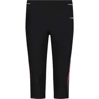 CMP WOMAN 3/4 TIGHTS Dámské 3/4 cyklistické kalhoty, černá, velikost