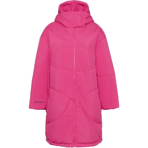 KARI TRAA KAROLINE PARKA Dámský zateplený kabát, růžová, velikost M