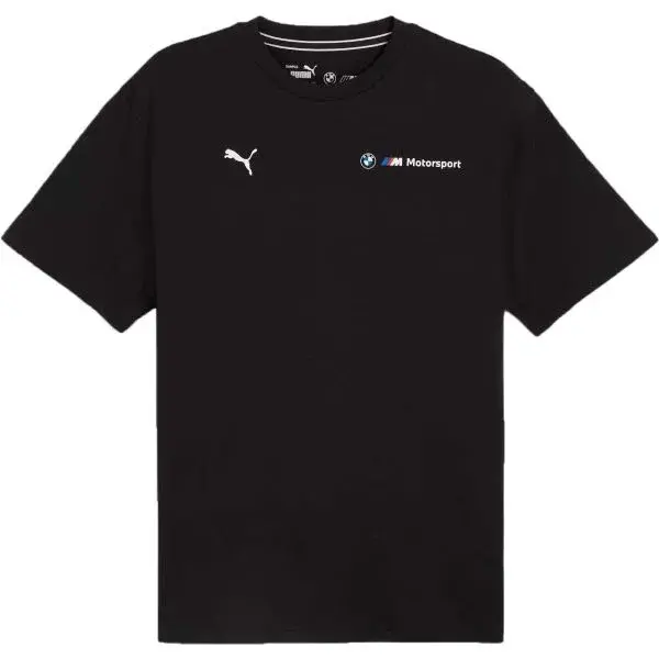 Puma BMW M MOTORSPORT ESSENTIALS+ LOGO TEE Pánské triko, černá, velikost