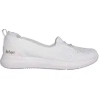 Lee Cooper CANVAS Dámské sportovní baleríny, bílá, velikost