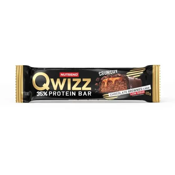 Nutrend QWIZZ PROTEIN BAR 60 G ČOKOLÁDOVÉ BROWNIES Proteinová tyčinka, , velikost 60 G