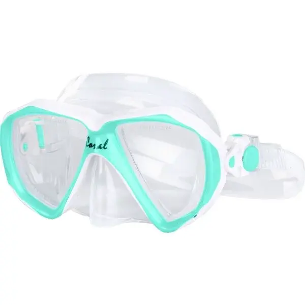 FINNSUB CORAL JR Juniorská potápěčská maska, světle modrá, velikost
