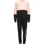 Lewro AVERA Dívčí tepláková souprava, černá, velikost 128-134