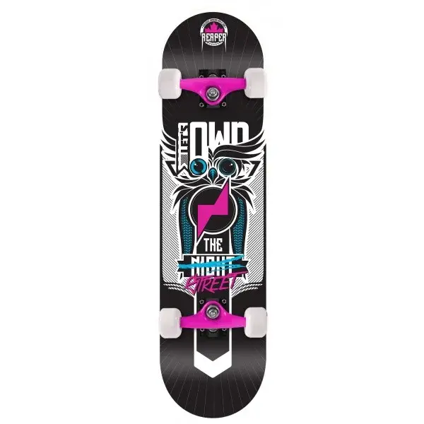 Reaper OWL DOUBLEKICK 31&quot; Skateboard, černá, velikost