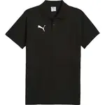 Puma TEAMEVOSTRIPE POLO Pánské polo triko, černá, velikost