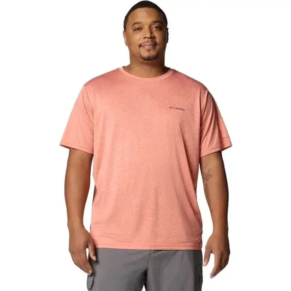 Columbia HIKE CREW Pánské triko, lososová, velikost